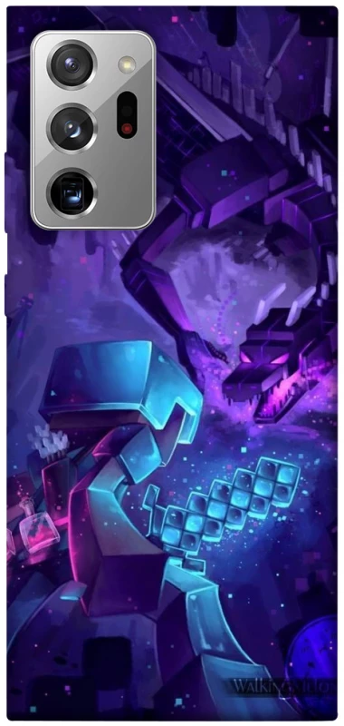 Чехол на Samsung Galaxy Note 20 Ultra Minecraft dragon фото 1 из 1