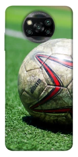 Чехол на Xiaomi Poco X3 NFC / Poco X3 Pro Мяч на газоне фото 1 из 1