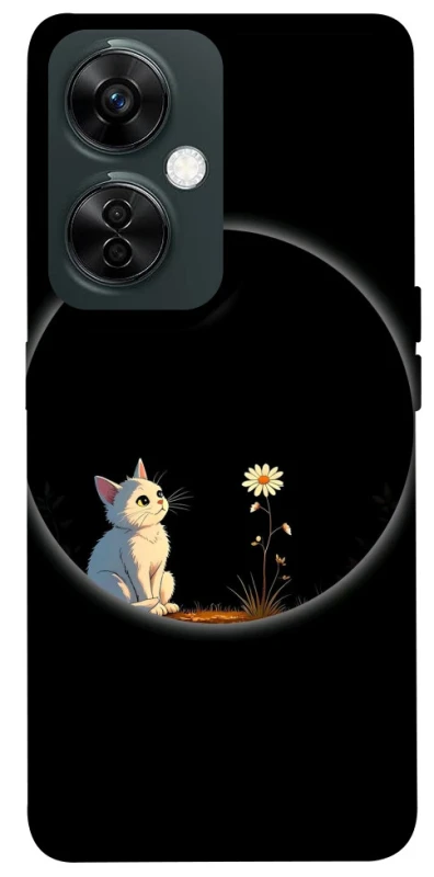 Чохол на OnePlus Nord CE 3 Lite Cat and flower фото 1 з 1