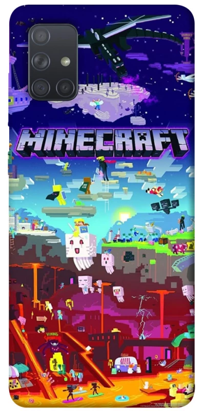Чохол на Samsung Galaxy A71 Minecraft world фото 1 з 1
