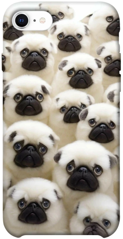 Чохол на Apple iPhone SE (2020) Doggy Pug Love фото 1 з 1
