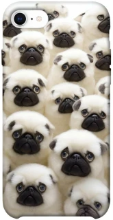 Чехол на Apple iPhone SE (2020) Doggy Pug Love фото 1 из 1