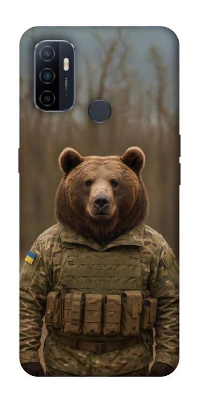 Чохол на Oppo A53 / A32 / A33 Ведмідь захисник фото 1 з 1