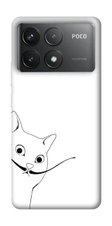 Чохол на Xiaomi Poco F6 Pro Кіт Дали фото 1 з 1