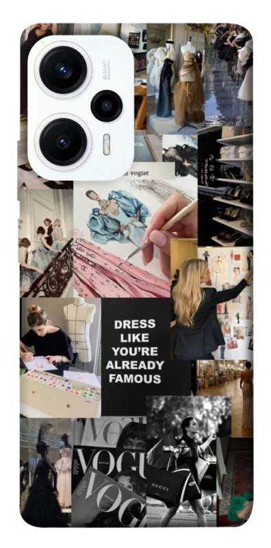 Чохол на Xiaomi Poco F5 / Note 12 Turbo Fashion collage ver.11 фото 1 з 1