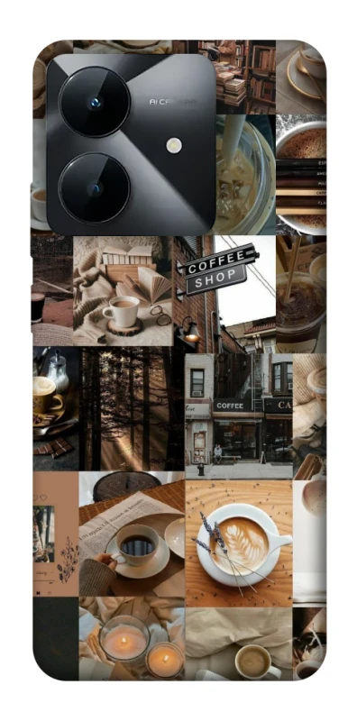 Чохол на Realme Note 60x Coffee collage ver.3 фото 1 з 1