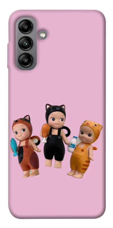 Чохол на Samsung Galaxy A04s Cat Cafe Trio фото 1 з 1