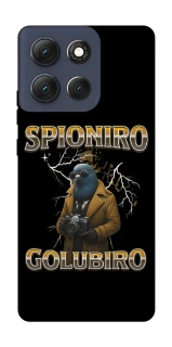 Чехол на Motorola Moto G86 Spioniro Golubiro фото 1 из 1