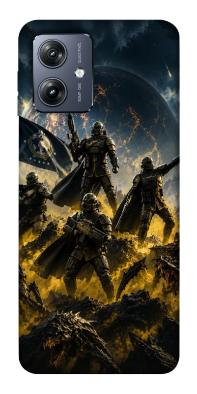 Чохол на Motorola Moto G54 HELLDIVERS фото 1 з 1