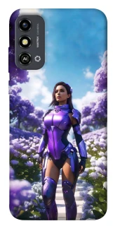 Чохол на ZTE Blade A53 Cyber space girl ver.4 фото 1 з 1