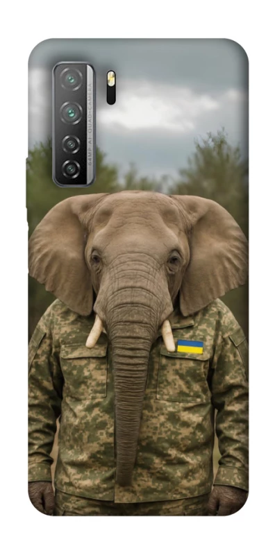 Чохол на Huawei Nova 7 SE Слон захисник фото 1 з 1