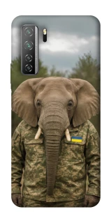 Чехол на Huawei Nova 7 SE Слон защитник фото 1 из 1