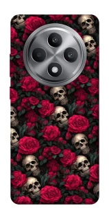 Чехол на Oppo Reno 12 F 4G Черепа и розы фото 1 из 1