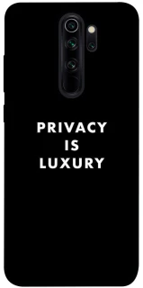 Чохол на Xiaomi Redmi Note 8 Pro Privacy is luxury фото 1 з 1