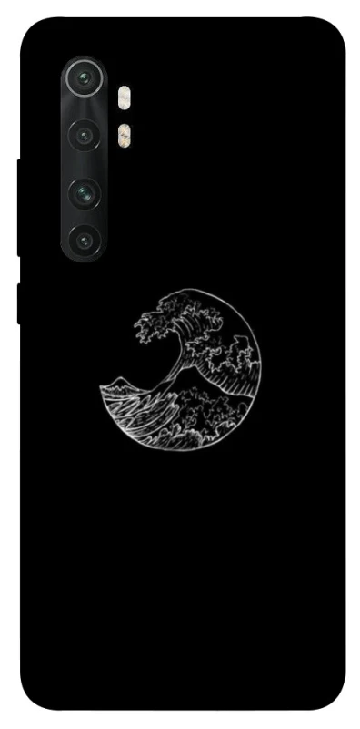 Чохол на Xiaomi Mi Note 10 Lite Black tsunami фото 1 з 1