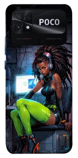 Чехол на Xiaomi Poco C40 Cyber girl фото 1 из 1