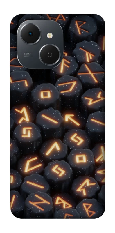 Чехол на TECNO Spark 40C Огненые руны фото 1 из 1