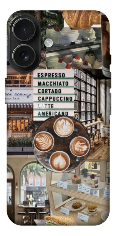Чохол на Apple iPhone 17 (6.3") Coffee collage ver.5 фото 1 з 1