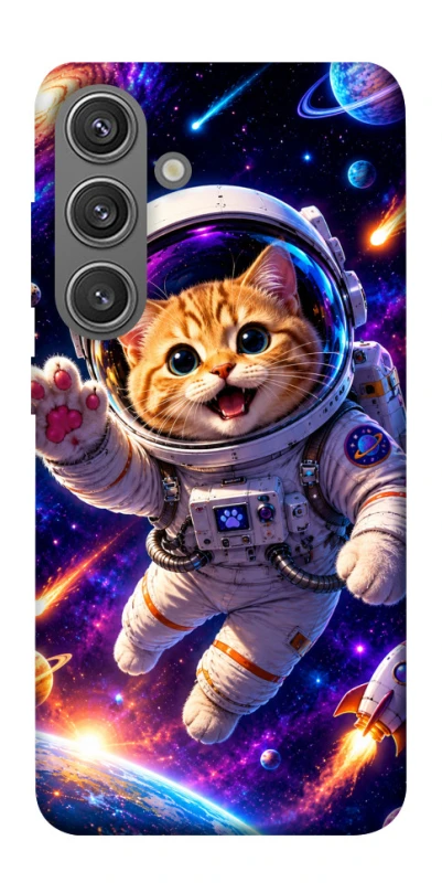 Чехол на Samsung Galaxy S24 Space Cat фото 1 из 1