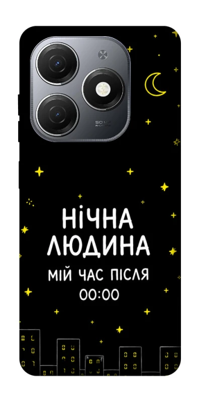 Чохол на TECNO Spark 20 Нічна людина фото 1 з 1