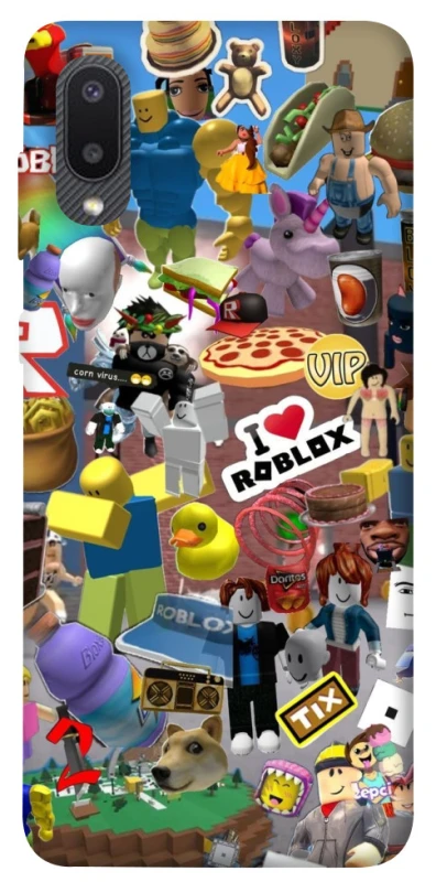 Чохол на Samsung Galaxy A02 Roblox collage ver.5 фото 1 з 1
