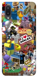 Чехол на Samsung Galaxy A02 Roblox collage ver.5 фото 1 из 1