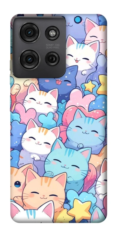 Чохол на Motorola Moto G75 Funny Kittens ver.3 фото 1 з 1