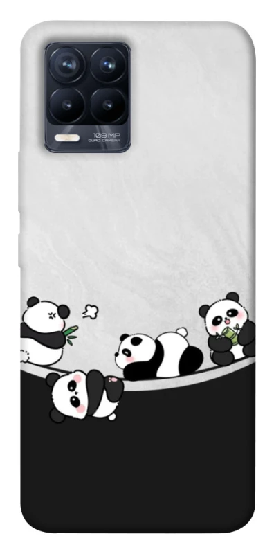 Чехол на Realme 8 Four pandas фото 1 из 1
