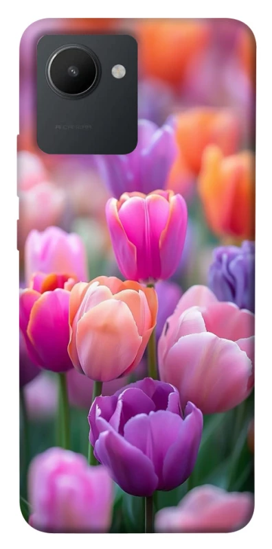 Чохол на Realme C30s Тюльпанове поле фото 1 з 1