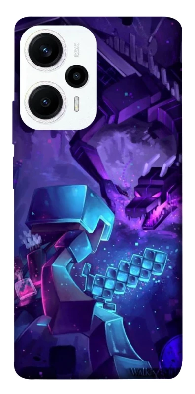 Чохол на Xiaomi Poco F5 / Note 12 Turbo Minecraft dragon фото 1 з 1