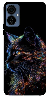 Чехол на TECNO Camon 19 Neo Черный кот фото 1 из 1