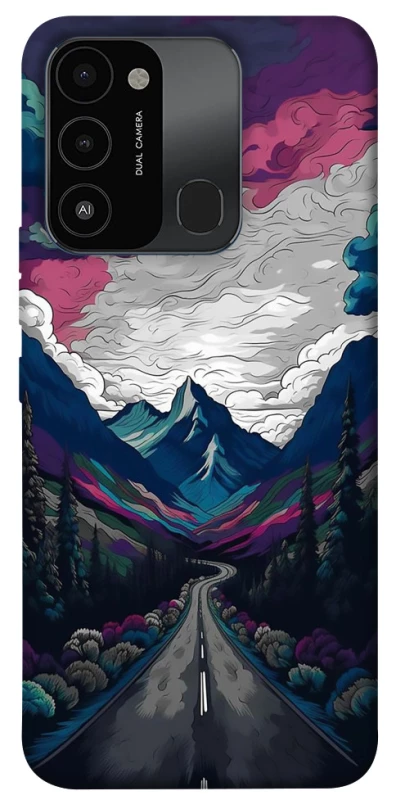 Чехол на TECNO Spark 8C Нарисованные горы фото 1 из 1