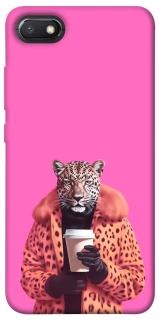 Чохол на Xiaomi Redmi 6A Леопард з кавою фото 1 з 1