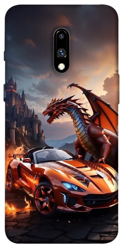 Чехол на OnePlus 7 Сar and dragon фото 1 из 1