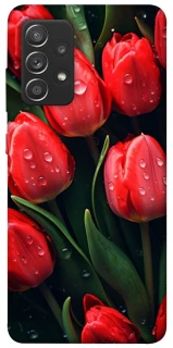 Чохол на Samsung Galaxy A52 4G / A52 5G Червоні тюльпани фото 1 Чохол на Samsung Galaxy A52 4G / A52 5G Червоні тюльпани фото 1 з 1
