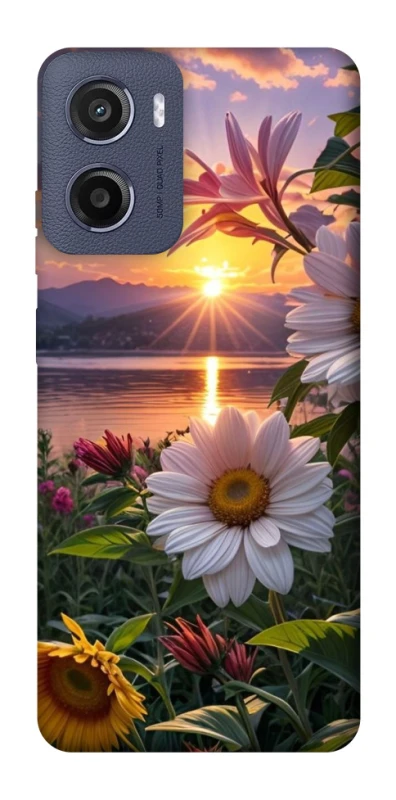 Чохол на Motorola Moto E15 Flowers v31 фото 1 з 1