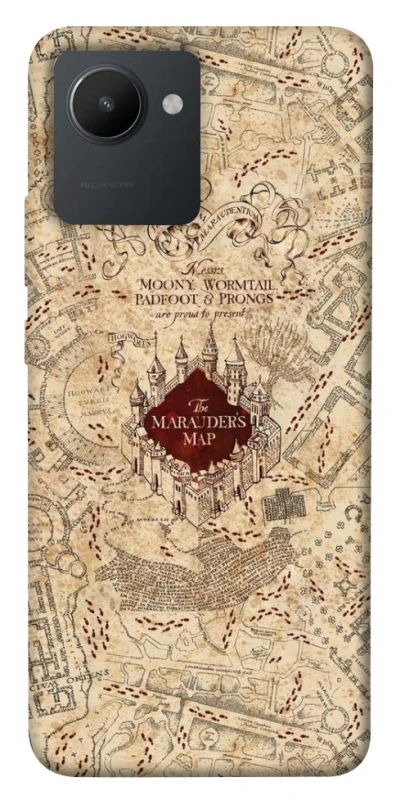 Чохол на Realme C30 Harry Potter Marauder's Map фото 1 з 1