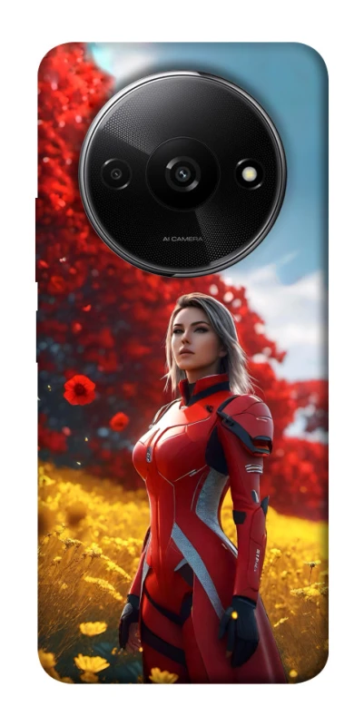 Чохол на Xiaomi Redmi A3 Cyber space girl ver.5 фото 1 з 1