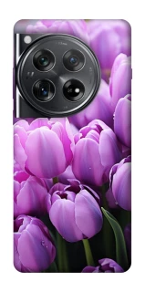 Чехол на OnePlus 12 Фиолетовые тюльпаны фото 1 из 1