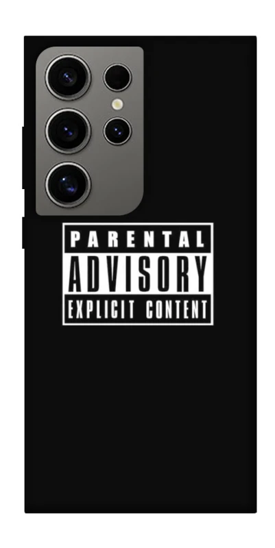 Чохол на Samsung Galaxy S24 Ultra Parental Advisory Label фото 1 з 1