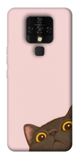 Чехол на TECNO Camon 16 SE Peeping cat фото 1 Чехол на TECNO Camon 16 SE Peeping cat фото 1 из 1