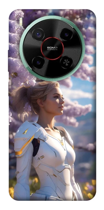 Чохол на ZTE Nubia V70 Max Cyber space girl ver.1 фото 1 з 1