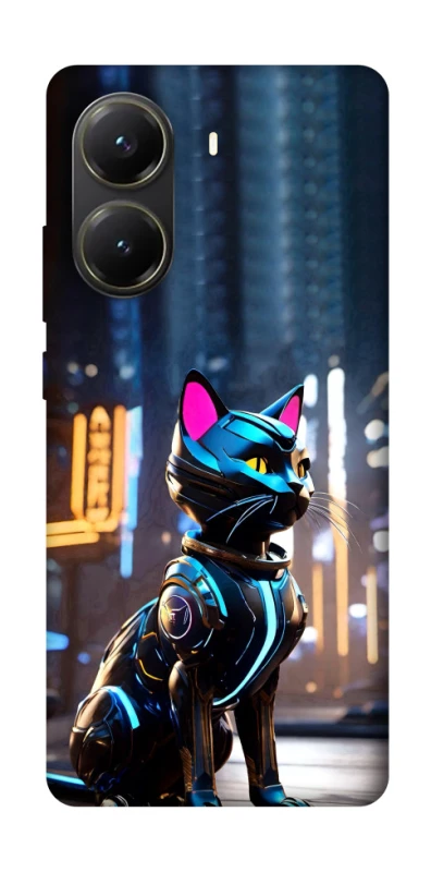 Чохол на Xiaomi Poco X6 Pro Cyber cat фото 1 з 1