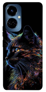 Чохол на TECNO Camon 19 Чорний кіт фото 1 з 1