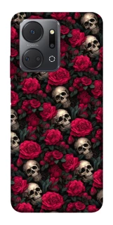 Чехол на Huawei Honor X7a Черепа и розы фото 1 из 1