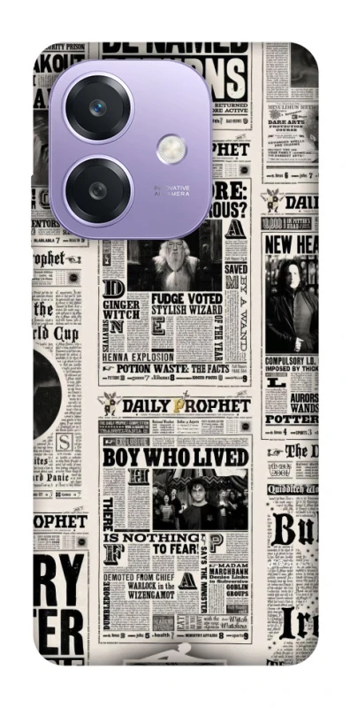 Чохол на Oppo A3 4G Harry Potter newspaper фото 1 з 1