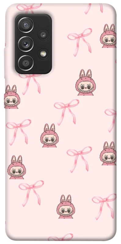 Чохол на Samsung Galaxy A52 4G / A52 5G Pink bows and Labubus фото 1 з 1