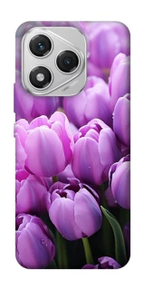 Чехол на Honor 400 Lite Фиолетовые тюльпаны фото 1 из 1