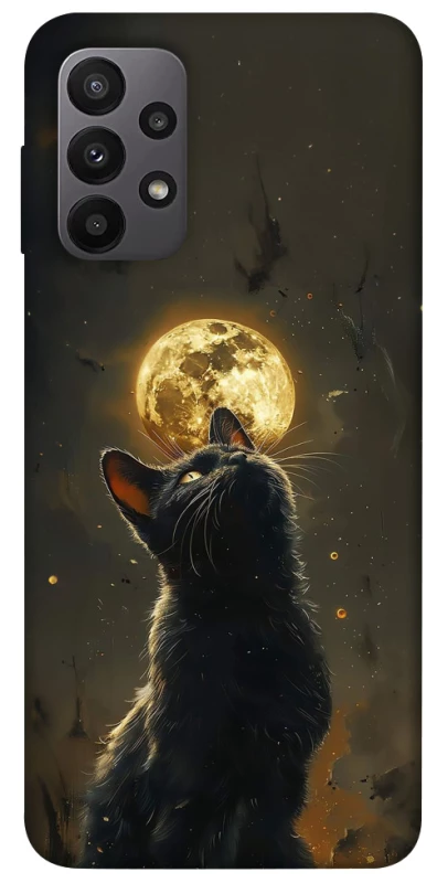 Чехол на Samsung Galaxy A23 4G Кот под луной v2 фото 1 из 1