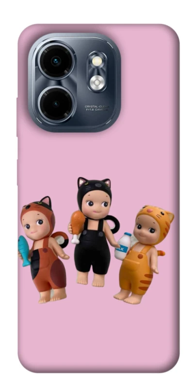 Чохол на Infinix Smart 9 4G / Hot 50i Cat Cafe Trio фото 1 з 1